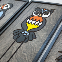 Load image into Gallery viewer, WoodArt - Tropica Birds(Anthracite)