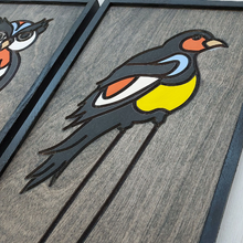 Load image into Gallery viewer, WoodArt - Tropica Birds(Anthracite)