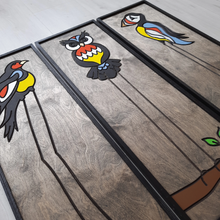 Load image into Gallery viewer, WoodArt - Tropica Birds(Anthracite)