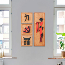 Load image into Gallery viewer, WoodArt - Geisha(Walnut)