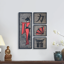 Load image into Gallery viewer, WoodArt - Geisha(Anthracite)