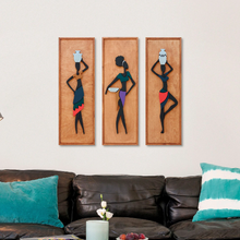 Load image into Gallery viewer, WoodAfrican - African Women Ayo, Esi, Nia