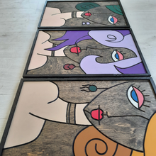 Load image into Gallery viewer, WoodArt - Violetta Betty Peggy