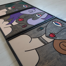 Load image into Gallery viewer, WoodArt - Violetta Betty Peggy
