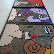 Load image into Gallery viewer, WoodArt - Violetta Betty Trudy