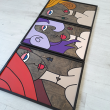 Load image into Gallery viewer, WoodArt - Violetta Betty Trudy