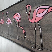 Load image into Gallery viewer, WoodArt - Flamingos