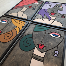 Load image into Gallery viewer, WoodArt - Violetta Peggy Betty Trudy