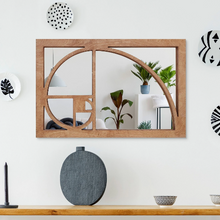Load image into Gallery viewer, WoodMirror - Golden Ratio Mirror