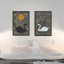 Load image into Gallery viewer, WoodArt - Swans