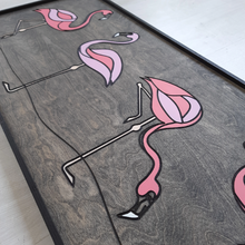 Load image into Gallery viewer, WoodArt - Flamingos