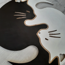 Load image into Gallery viewer, WoodArt - Yin Yang Cat