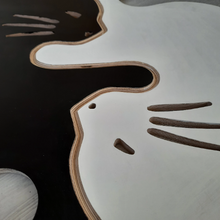 Load image into Gallery viewer, WoodArt - Yin Yang Cat