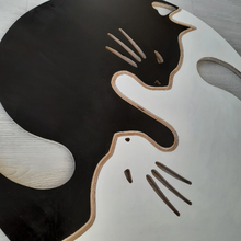 Load image into Gallery viewer, WoodArt - Yin Yang Cat