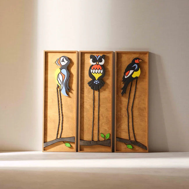 WoodArt - Tropica Birds(Walnut)