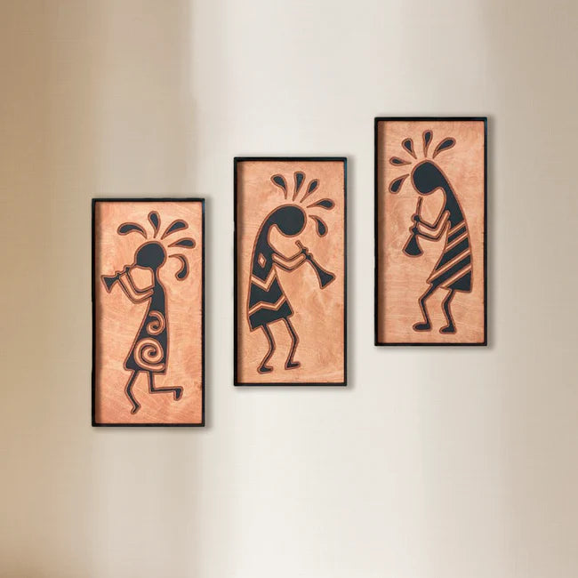 WoodArt - Kokopelli Ant Band