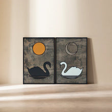 Load image into Gallery viewer, WoodArt - Swans
