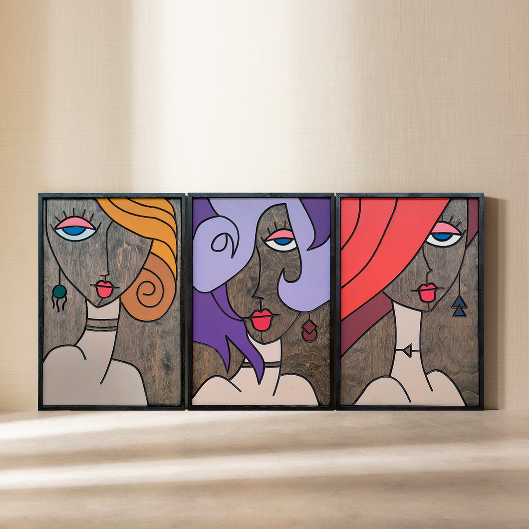 WoodArt - Violetta Betty Trudy