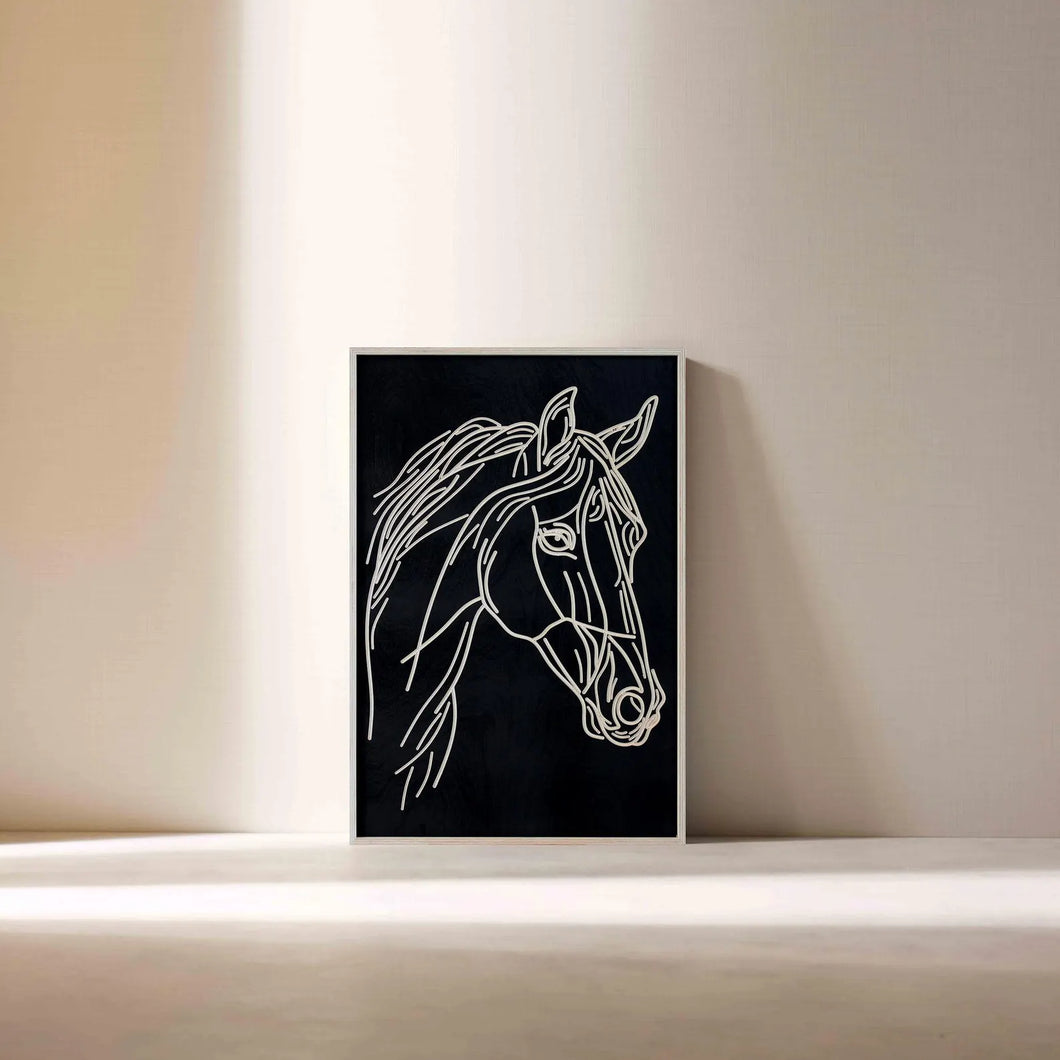 WoodBlack - Horse