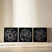 Load image into Gallery viewer, WoodBlack - Peony Lily Rose
