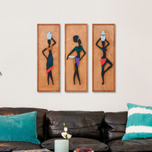 Load image into Gallery viewer, WoodAfrican - African Women(Walnut)
