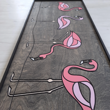 Load image into Gallery viewer, WoodArt - Flamingos
