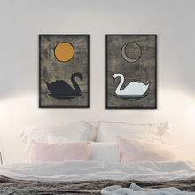 Load image into Gallery viewer, WoodArt - Swans

